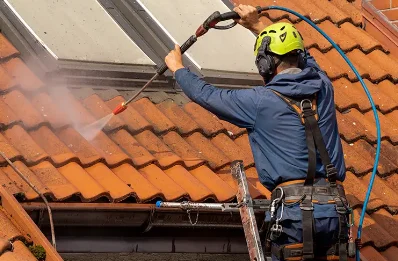 Démoussage et hydrofuge de toiture à Meauffe